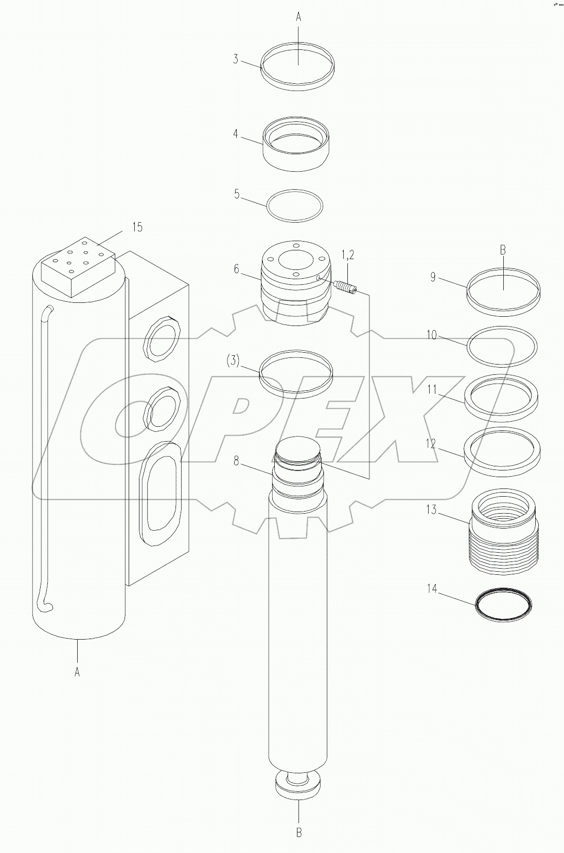  SUPPORT CYLINDER D00663302200000000Y