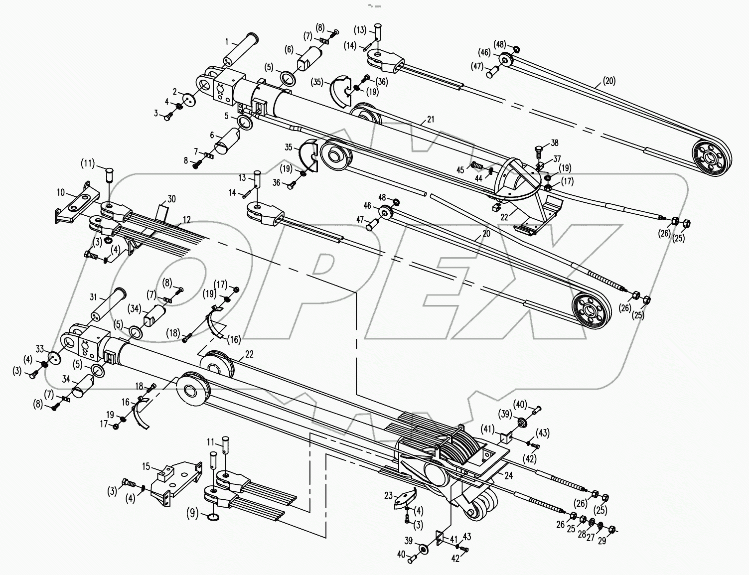  TELESCOPIC MECHANISM D00631171810000000Z