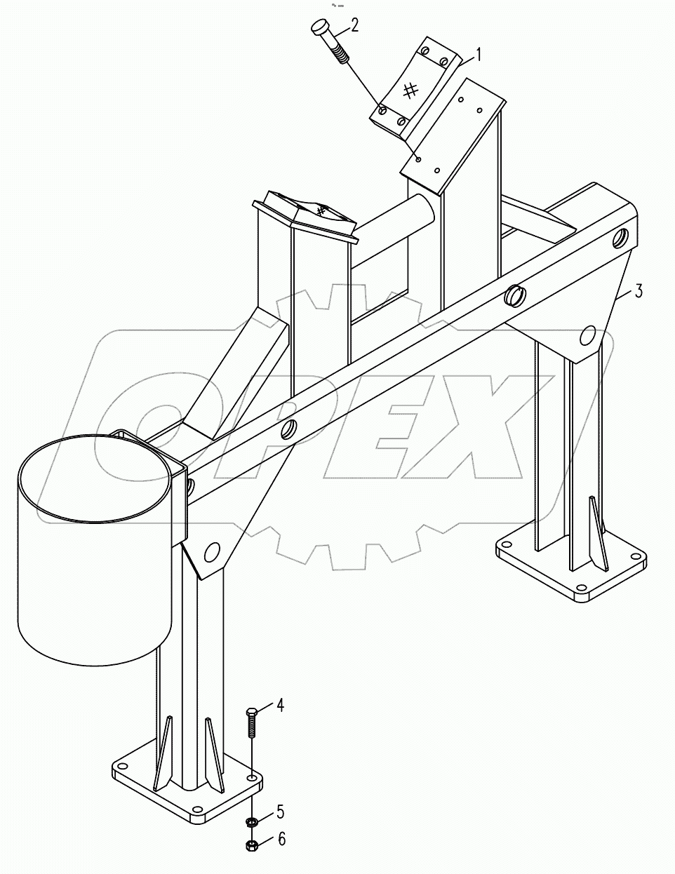  BOOM BRACKET D00631140330000000Z