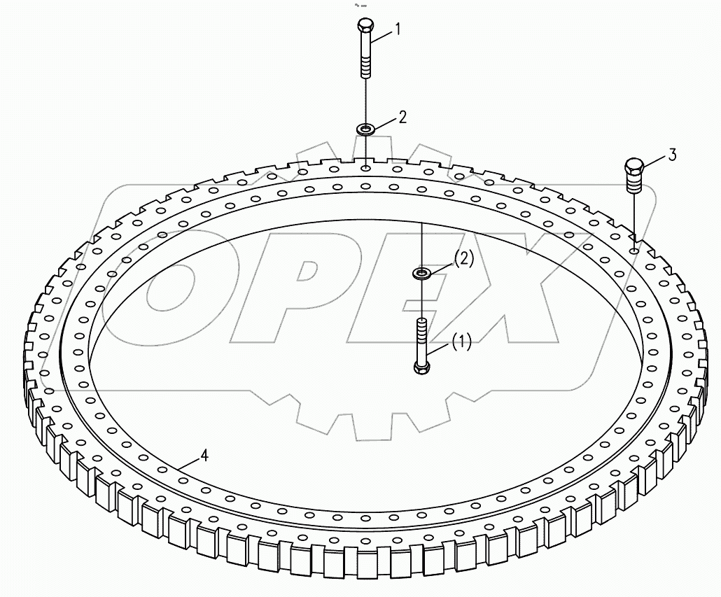  SLEWING BEARING AND INSTALLATION D00631144520000000Z