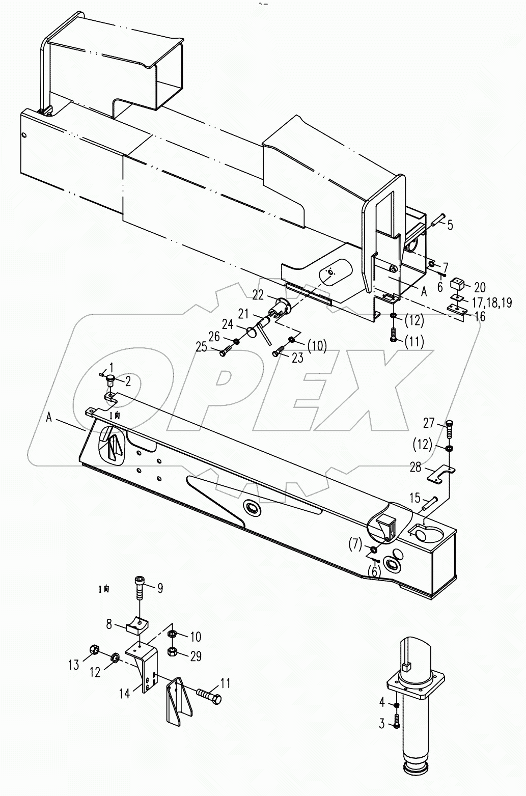  OUTRIGGER AND OUTRIGGER CYLINDER INSTALLATION D00631144780400000Z