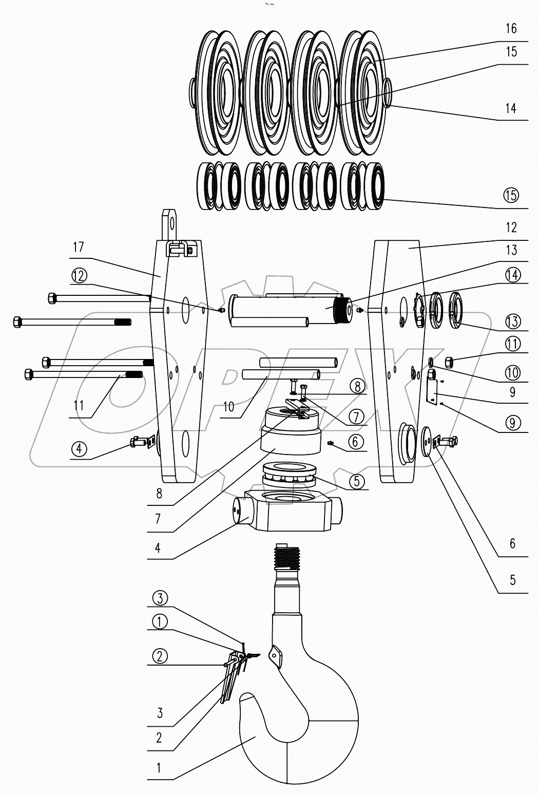  MAIN HOOK D1090400121-100017ZY