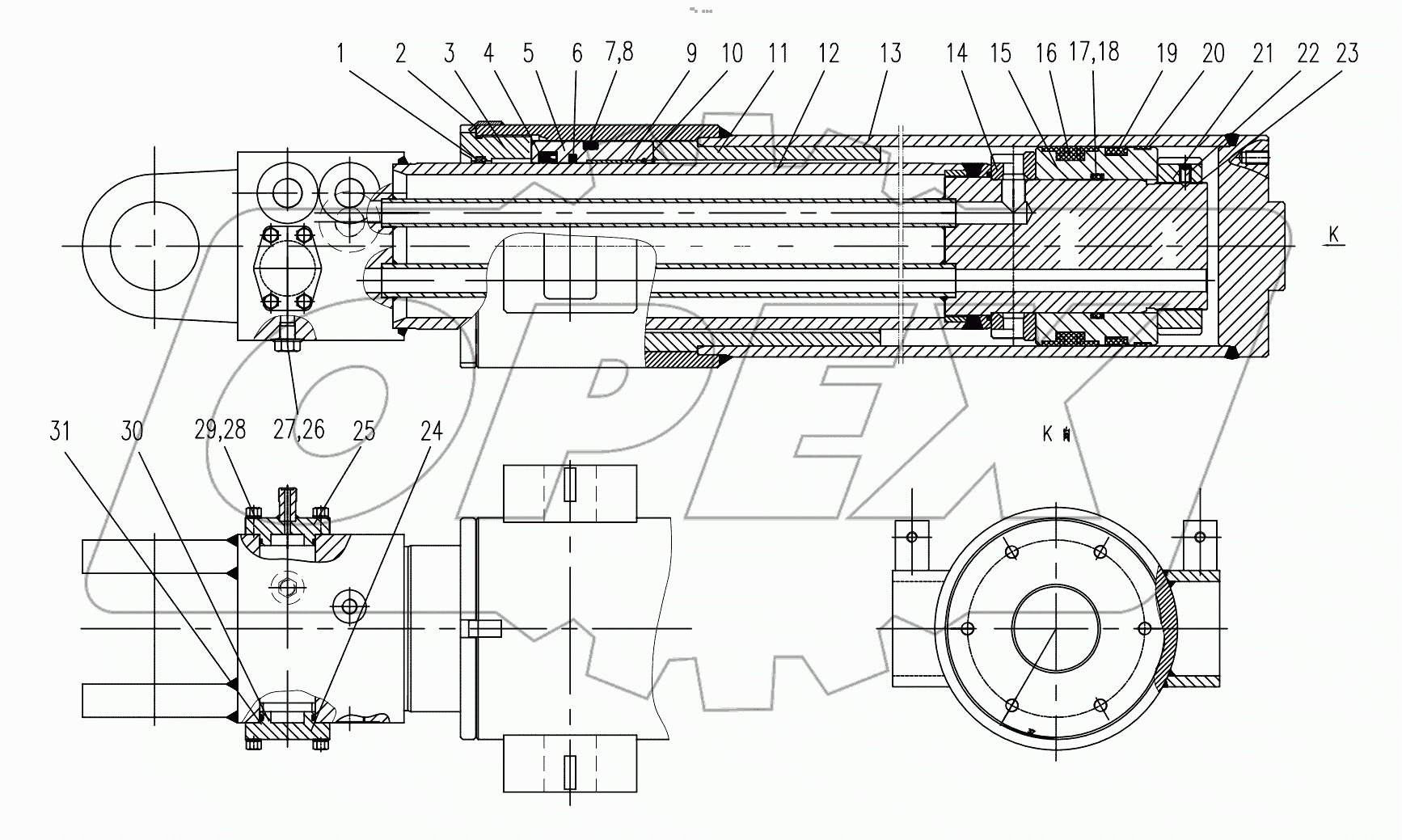  TELESCOPING CYLINDER II D1010200084ZY