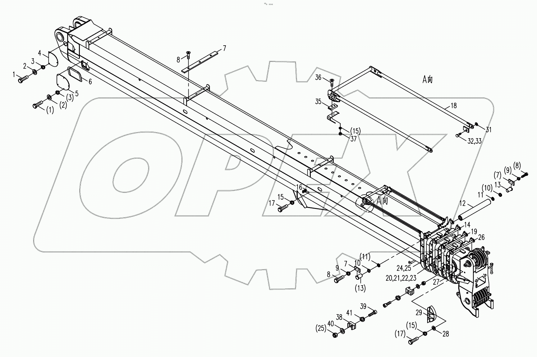  MAIN ARM ASSEMBLY D00631170110000000Z