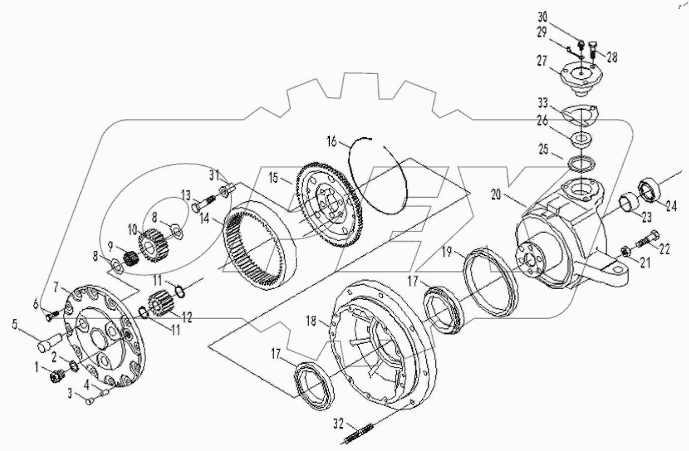  1030101041 Передний мост в сборе (2)