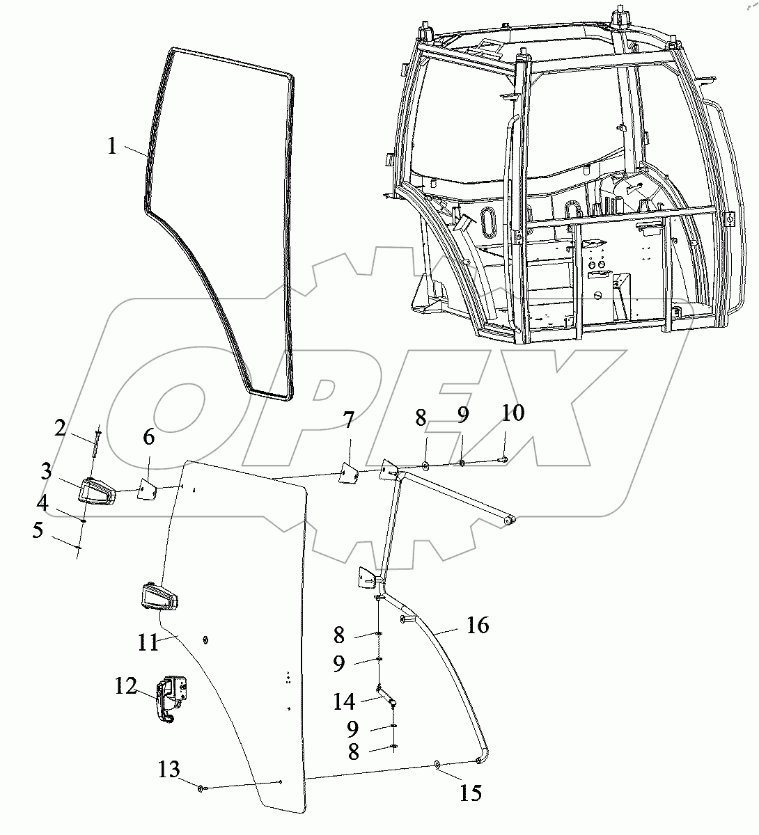  015716045SAB10000 Кабина водителя в сборе
