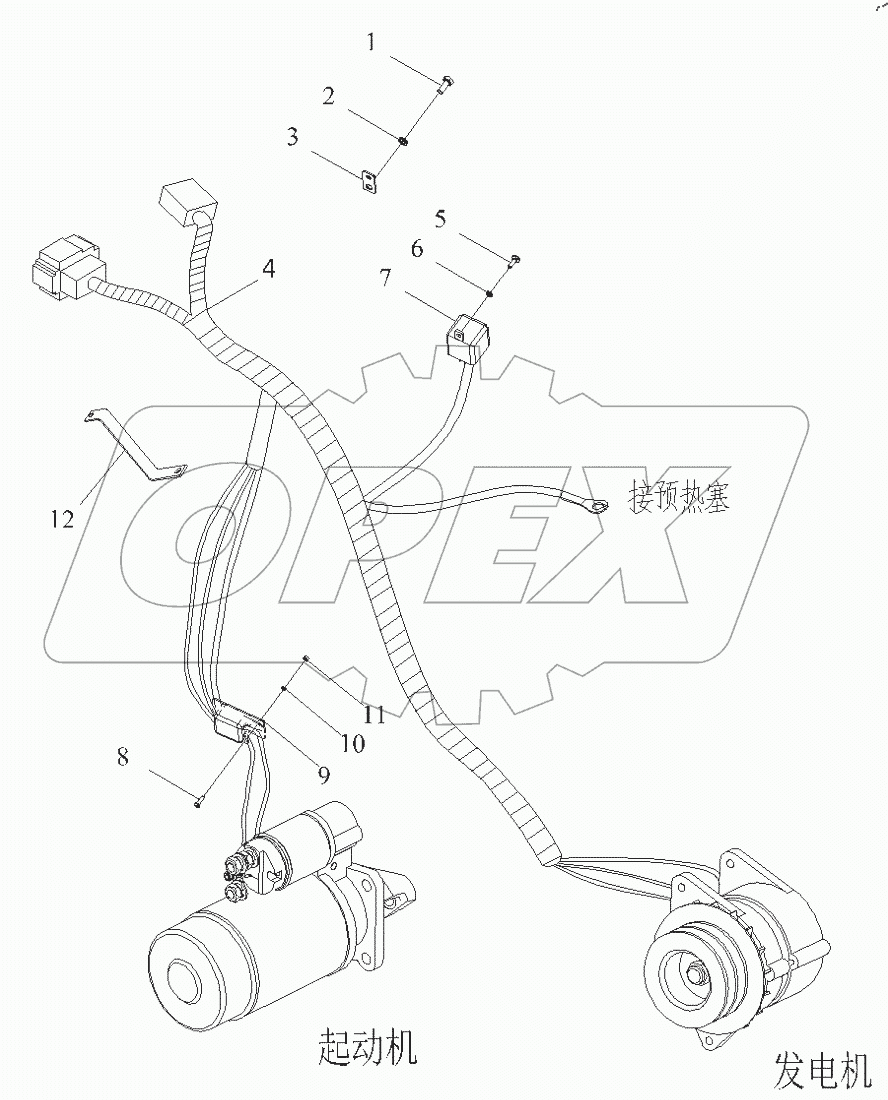  015716048SAD00000 Электросистема в сборе (4)
