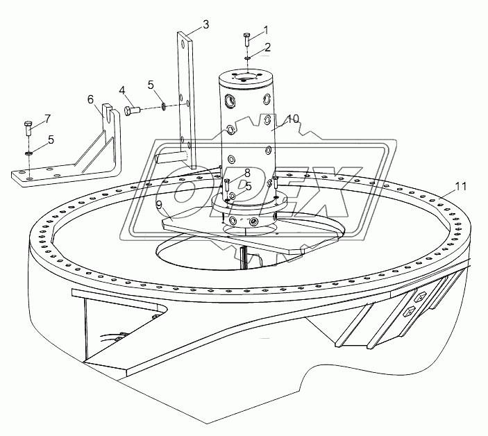 CENTRE REVOLVING JOINT INSTALLATION