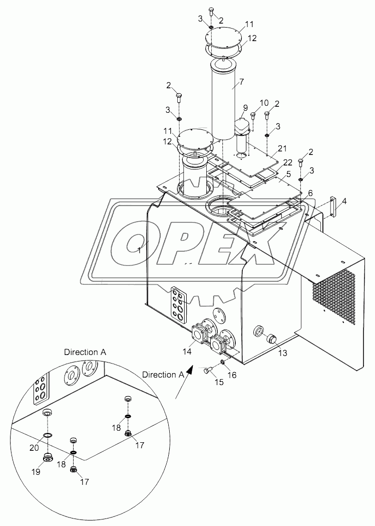 HYDRAULIC OIL TANK