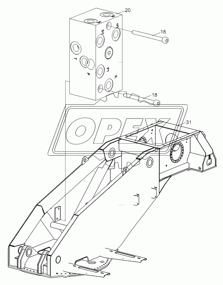 SLEWING BRAKE VALVE INSTALLATION