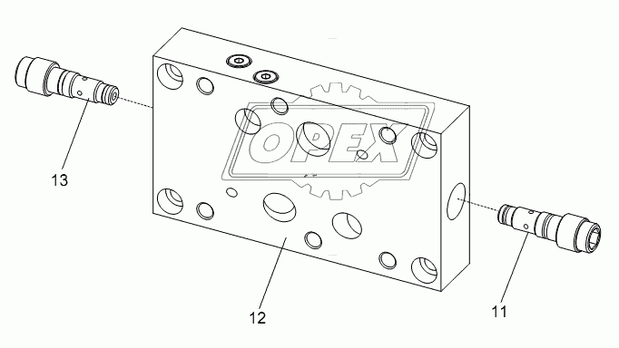 ELECTRO-HYDRAULIC DIRECTIONAL CONTROL VALVE (BASE PLATE )