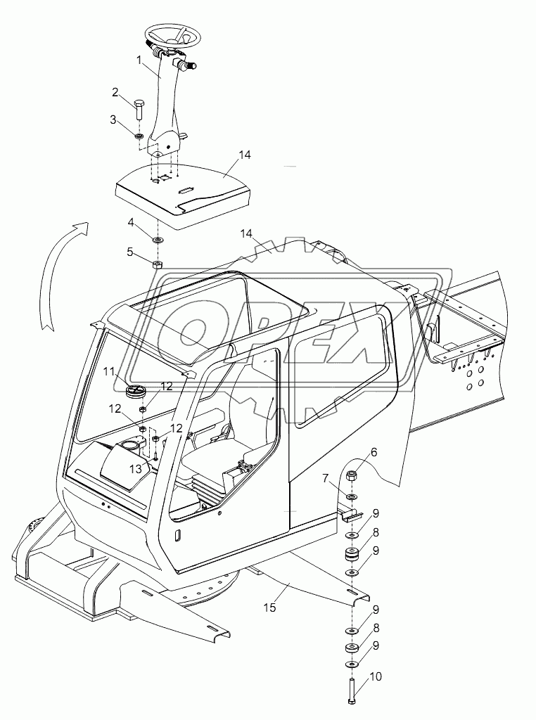 DRIVER'S CAB ASSEMBLY