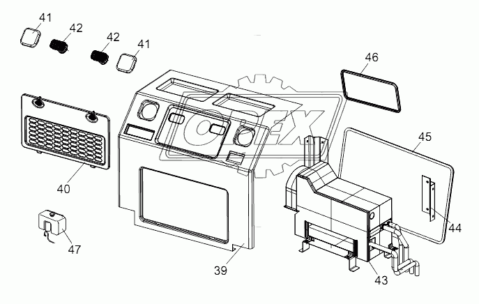 DRIVER'S CAB (A/C)