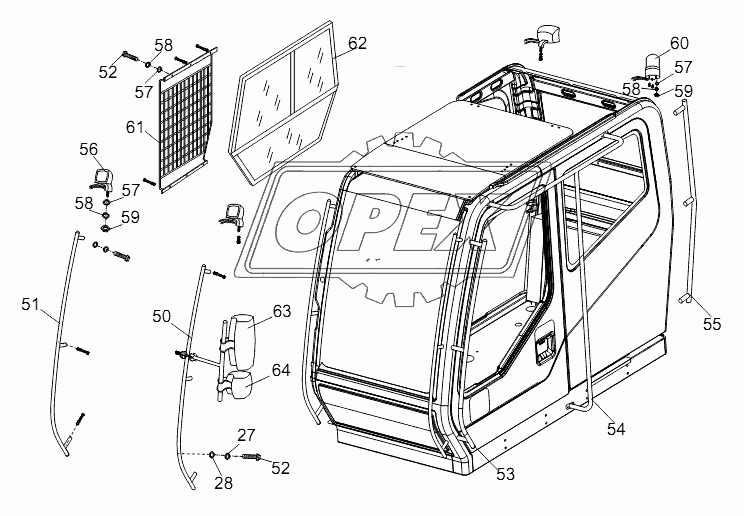 DRIVER'S CAB ASSY