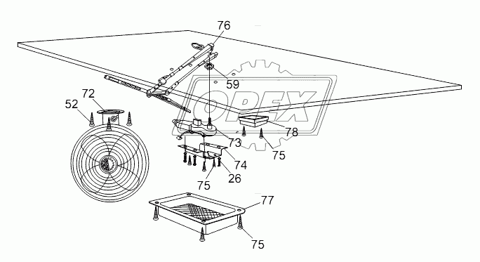 ROOF WIPER  SYSTEM AND FAN