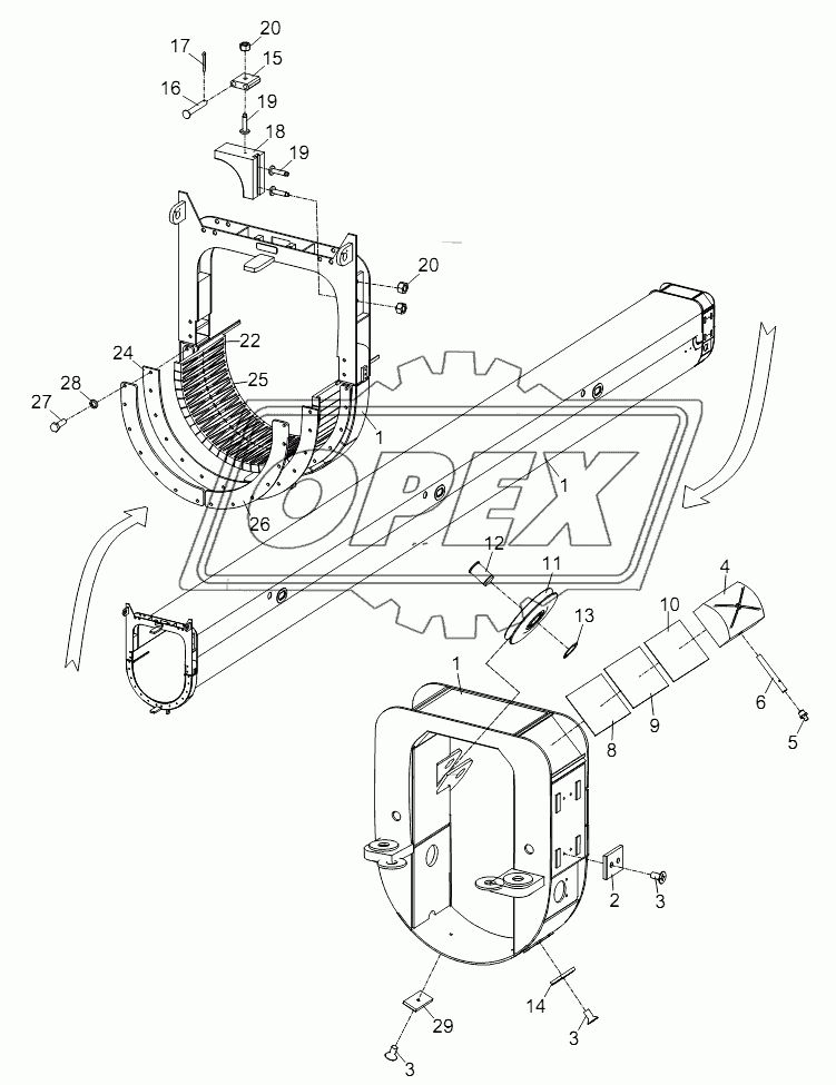 TELESCOPIC BOOM SECTION 2 ASSY