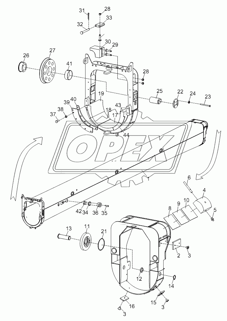 TELESCOPIC BOOM SECTION 3 ASSY