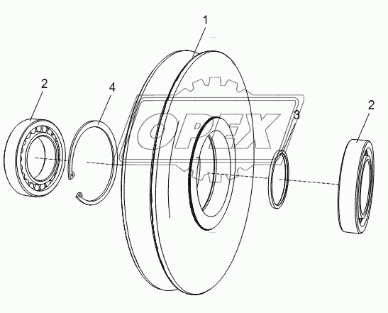 PULLEY ASSY D00755708800400000Y 1