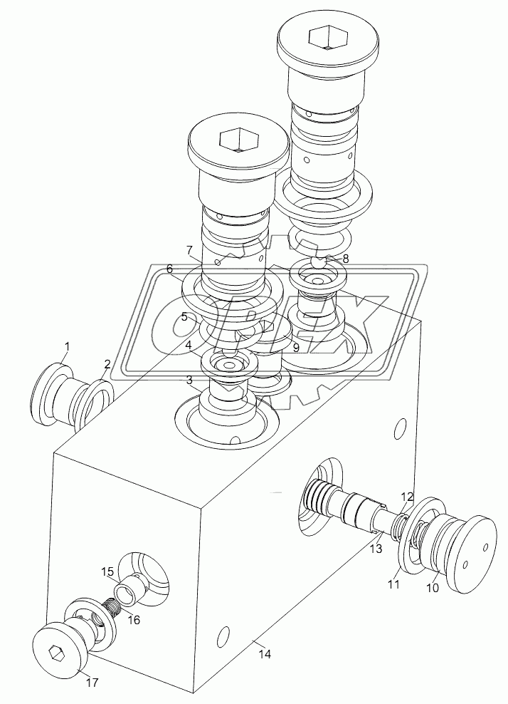 SLEWING BRAKE VALVE D1010303988_6500Y