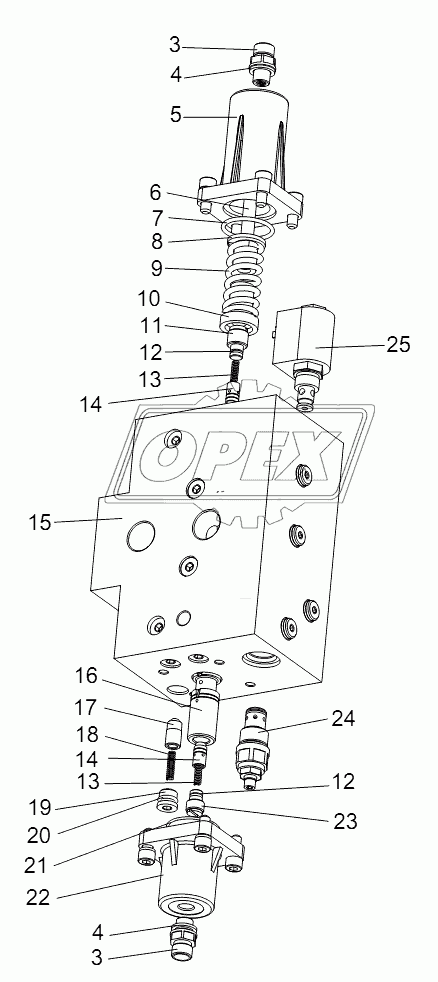 SLEWING CUSHION VALVE (PILOT-OPERATED DIRECTIONAL CONTROL VALVE) D1010300495_6500Y