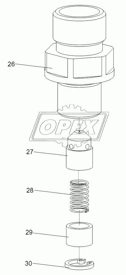 SLEWING CUSHION VALVE (DAMPER VALVE) D1010300495_6500Y