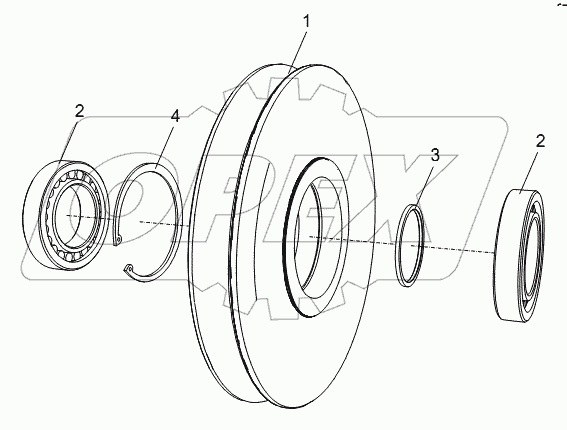 PULLEY ASSY D00755708800400000Y