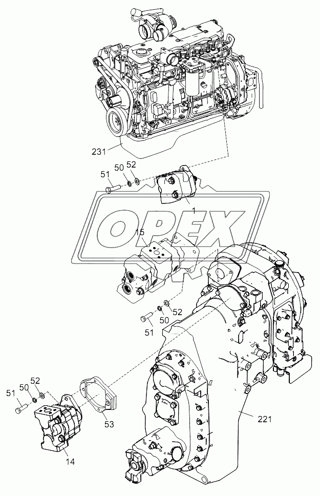 OIL PUMP DRIVE DEVICE D00755703900000001Y