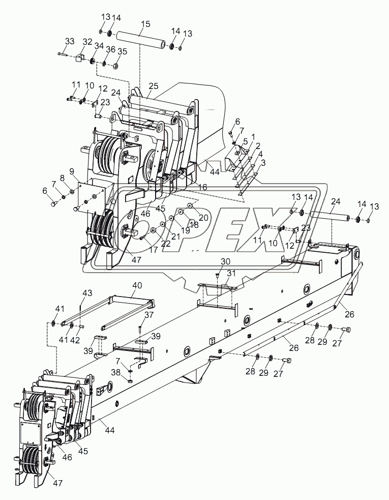 MAIN BOOM ASSY D00755700100000000Y