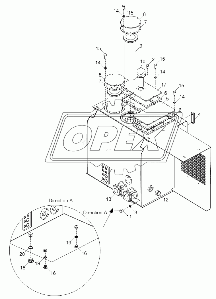 HYDRAULIC OIL TANK D00755703000000001Y