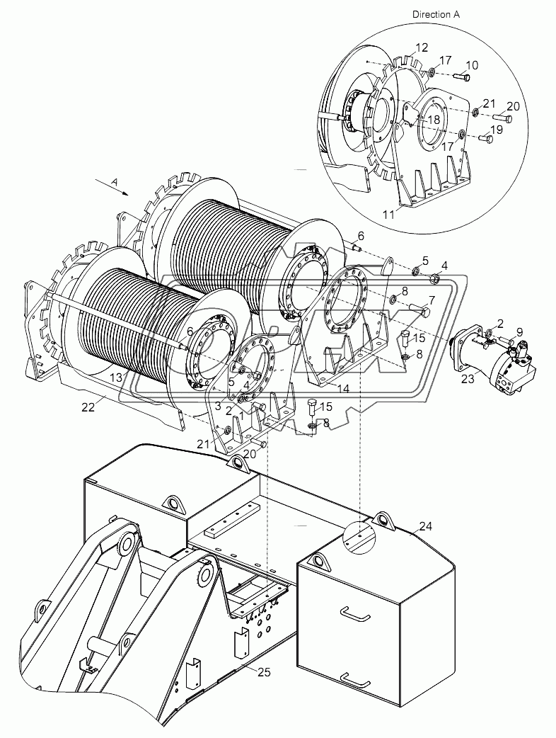 HOIST GEAR D00755703500000000Y