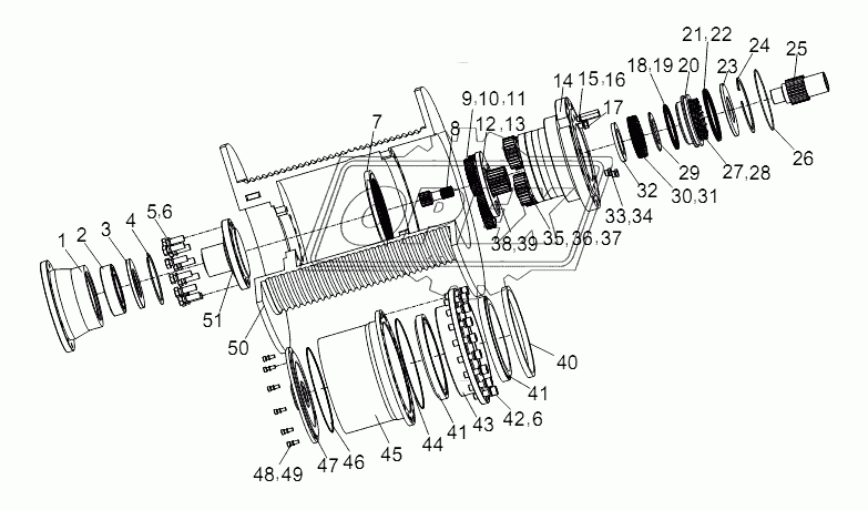 WINCH REDUCER D1030200814_100013Y