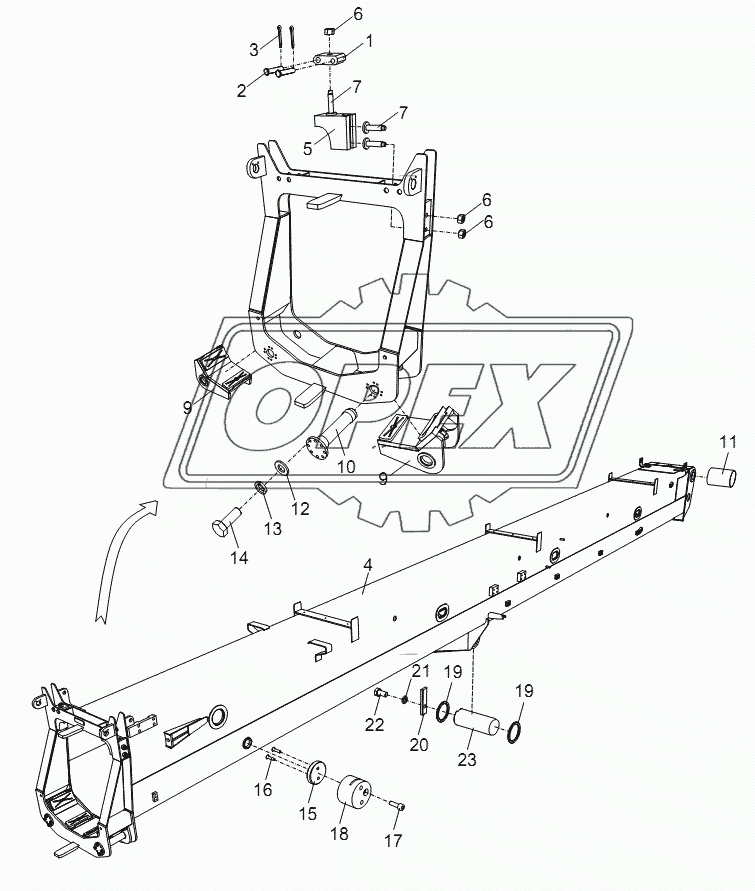 BASIC BOOM ASSY D00755708500000000Y