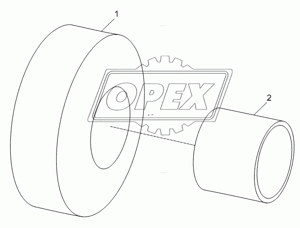 ROLLER ASSY. D00755700202600000Y