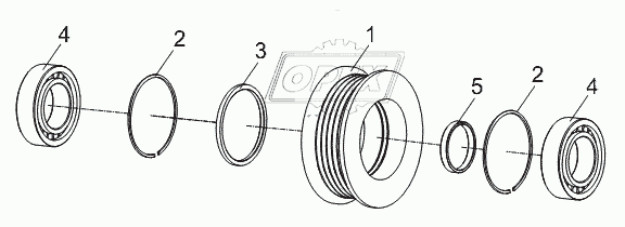 GUIDE PULLEY ASSY. D00755701800230000Y