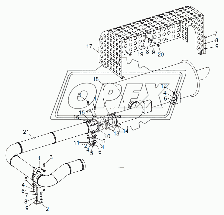 EXHAUST SYSTEM D00757701200000002Y