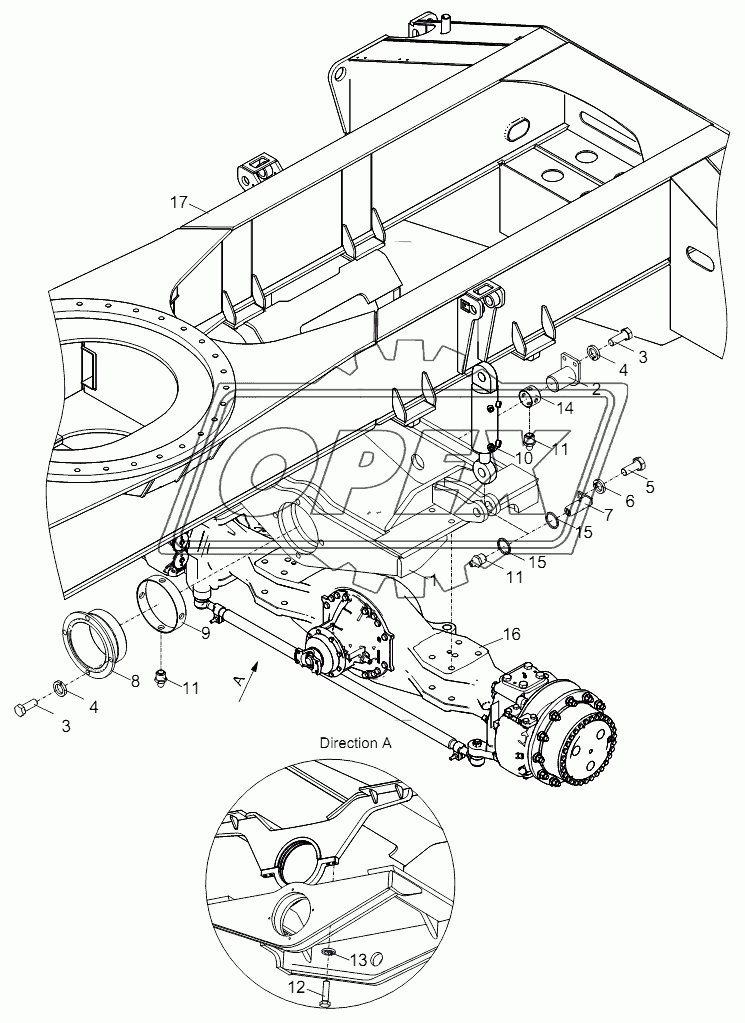 REAR SUSPENSION D00757703320000000Y