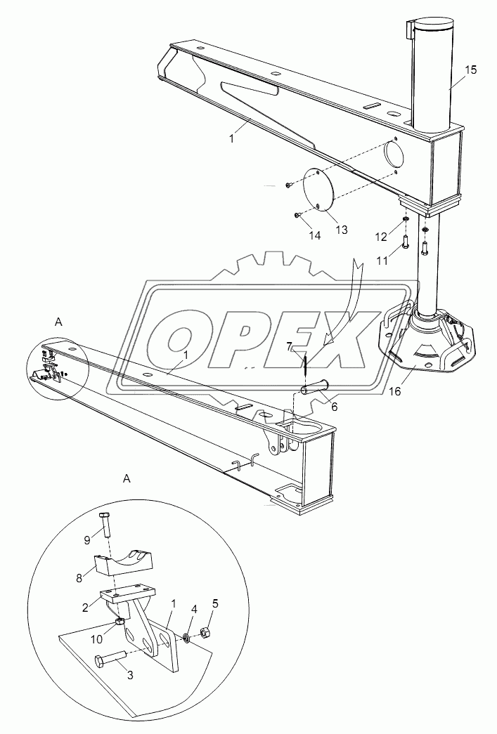 OUTRIGGER ASSEMBLY D00755700800000000Y