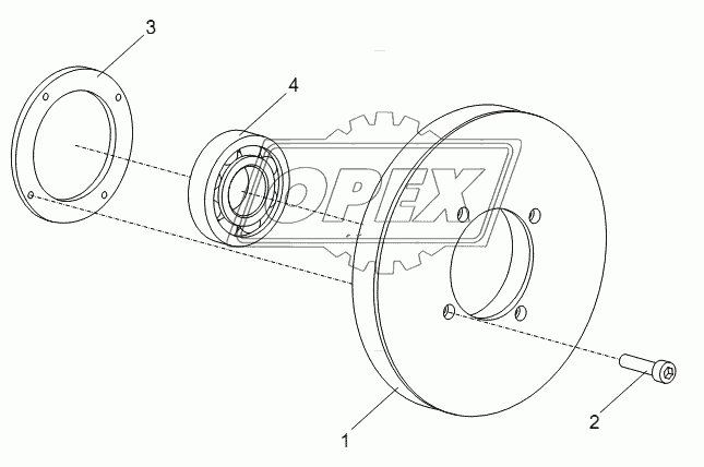 CABLE GUIDE PULLEY D00755708700400000Y