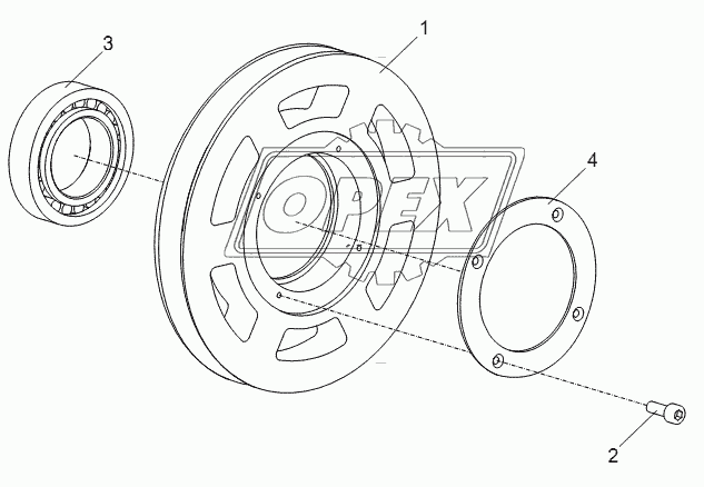 GUIDE PULLEY ASSY D00755708700600000Y