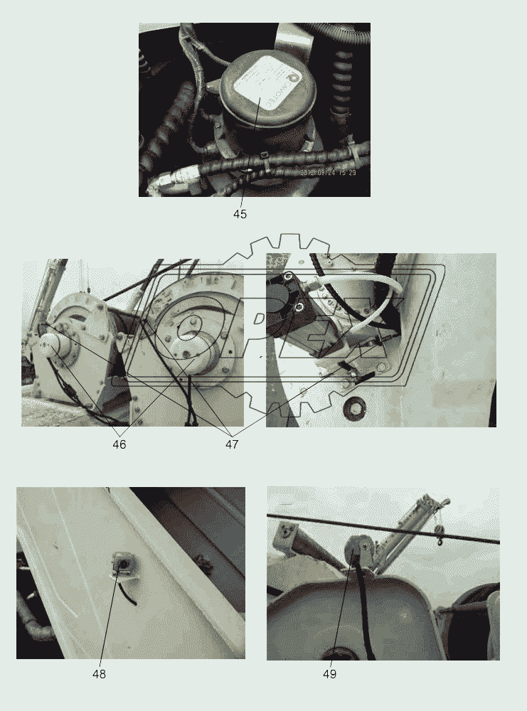 ELECTRICAL SYSTEM (Hirschmann)(SLEWING TABLE ELECTRICS) D00755706240000001Y