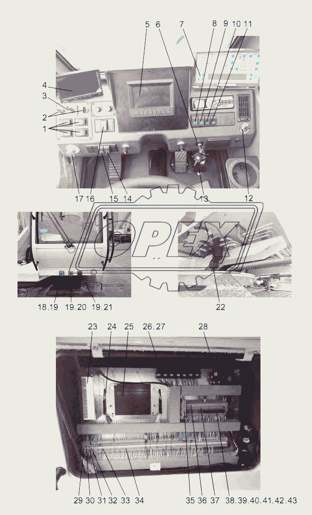 ELECTRICAL SYSTEM (GREER) (OPERATOR'S CAB ELECTRICS) D00755706210000001Y