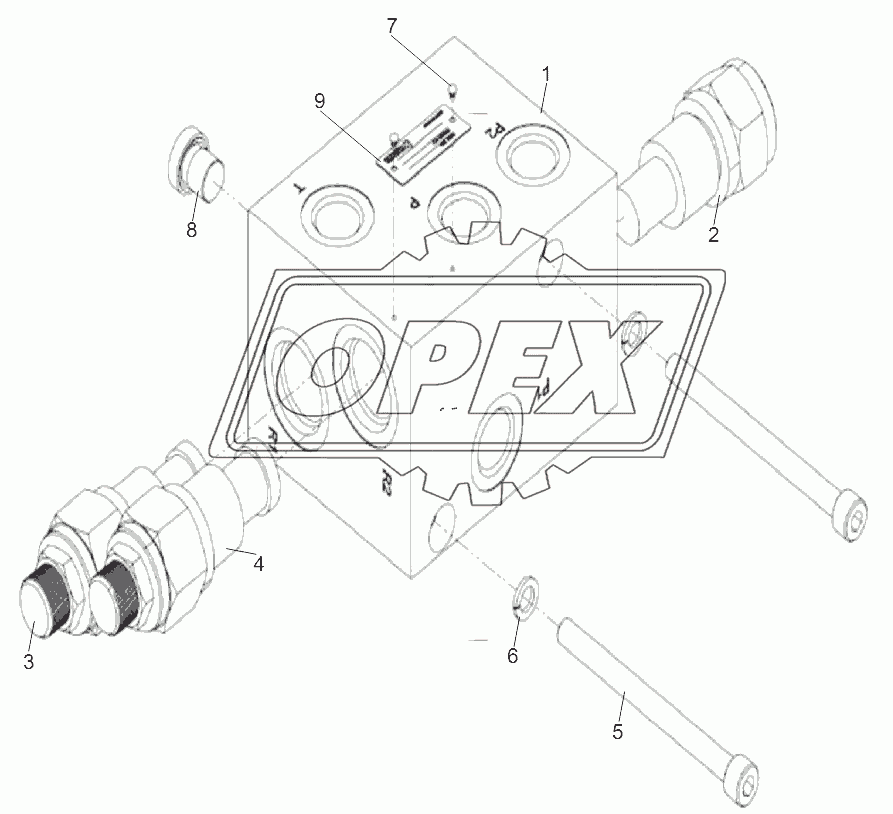 RELIEF CONTROL VALVE BLOCK D1010302066_102440Y