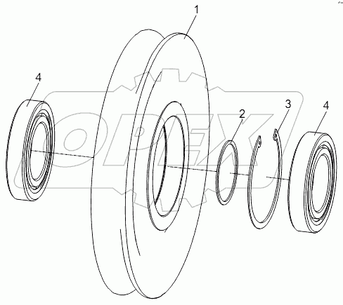 PULLEY ASSY D00755908800600000Y