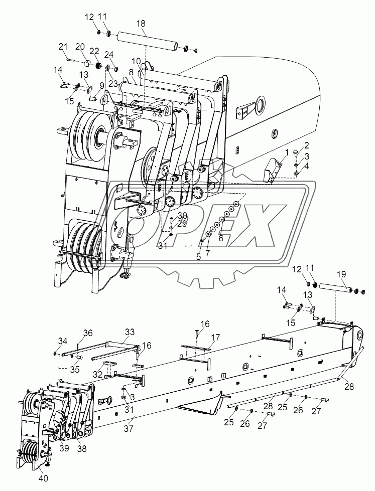 MAIN BOOM ASSY D00755900100000001Y