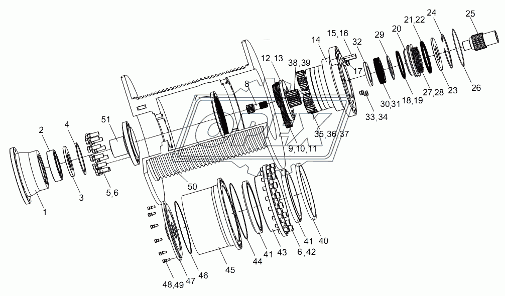 WINCH REDUCER D1030200945_100014Y