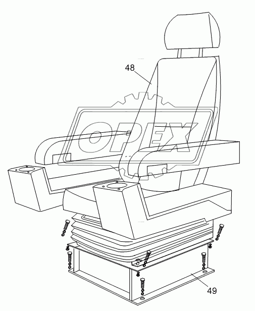 DRIVER'S CAB (SEAT) D1130000414_100037Y