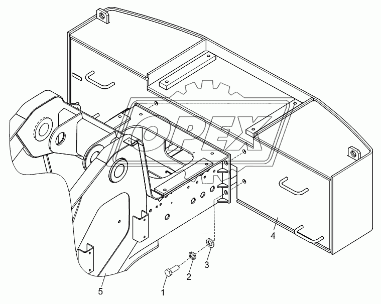 COUNTERWEIGHT INSTALLATION D00755904700600000Y