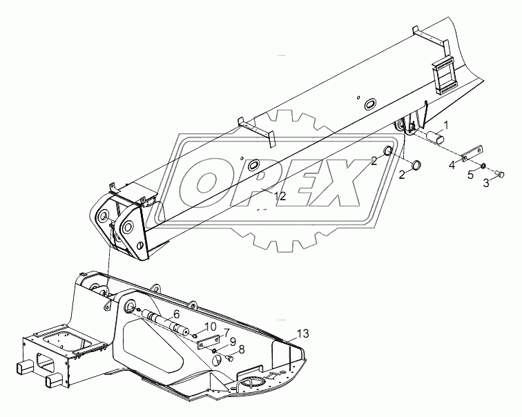 MAIN BOOM INSTALLATION D00755904700200000Y