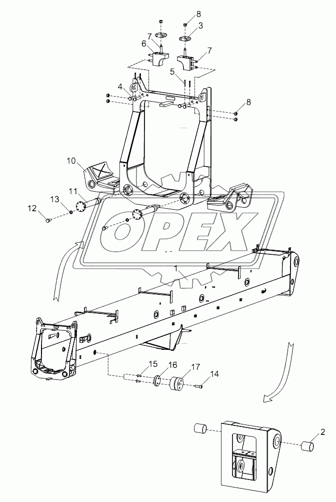 BASIC BOOM ASSY D00755918500000000Y