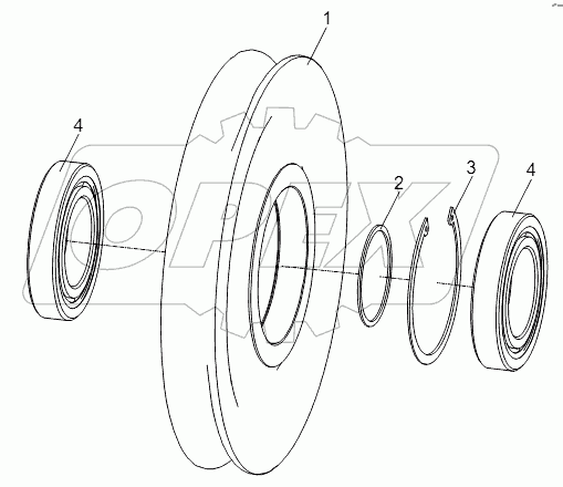 PULLEY ASSY D00755908800600000Y